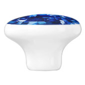 ブルーサファイアクリスタルパターン セラミックノブ (側面)