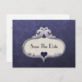 ブルーサファイアジュエルハートオンブルーダマスク救ザ 案内ポストカード (正面/裏面)