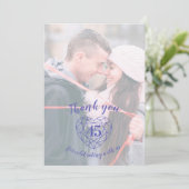 ブルーサファイアハート記念日45年の写真 サンキューカード (スタンド正面)