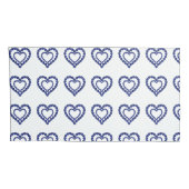 ブルーサファイアハート 枕カバー (裏面-右)