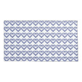 ブルーサファイアハート 枕カバー (裏面-左)