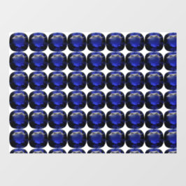 ブルーサファイアパターンデザイン ウィンドウサイン