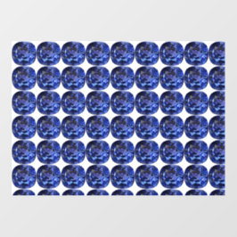 ブルーサファイアパターンデザイン ウィンドウサイン