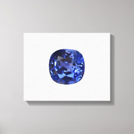 ブルーサファイアパターンデザイン キャンバスプリント