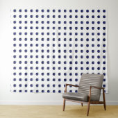 ブルーサファイアパターンデザイン タペストリー (インサイチュ(横))