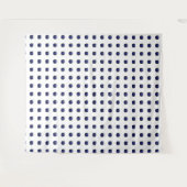 ブルーサファイアパターンデザイン タペストリー (正面(横))