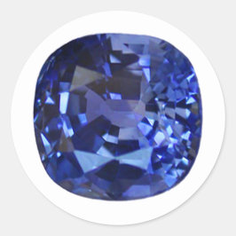 ブルーサファイアパターンデザイン ラウンドシール
