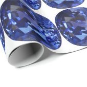 ブルーサファイアパターンデザイン ラッピングペーパー (ロールコーナー)