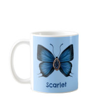 ブルーサファイアパーソナライズされたバタフライジェムストーン