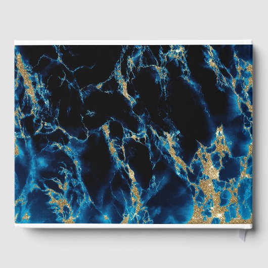 ブルーサファイアマーリング水彩はだしの花嫁™ ゲストブック (裏面)