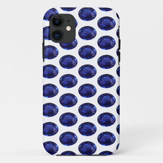 ブルーサファイア Case-Mate iPhoneケース (裏面)