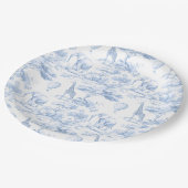 ブルーサファリアニマルトワルドジュエベイビーシャワー ペーパープレート (アングル)