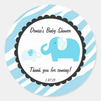 ブルーサファリエレファントシール ラウンドシール