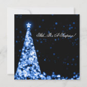 ブルーサプライズ18誕生日クリスマスライト 招待状 (裏面)