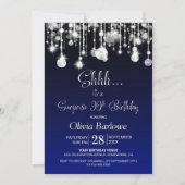 ブルーサプライズ90th誕生日パーティー 招待状 (正面)