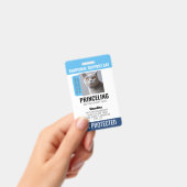 ブルーサポート猫ID バッジ (手持ち)