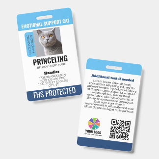 ブルーサポート猫ID バッジ