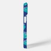 ブルーサマーストロベリーパターン Case-Mate iPhoneケース (裏面 / 右)