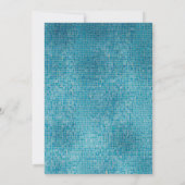 ブルーサマープールパーティー16誕生祝い 招待状 (裏面)