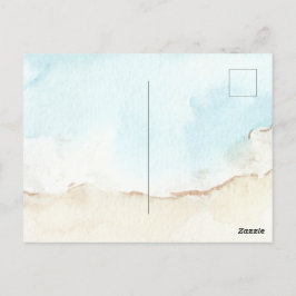 ブルーサマー海写真パーフェクトスタンダード ポストカード