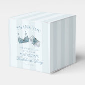 ブルーサムシング ランジェリー ブライズメイド パーティー デザート フェイバーボックス (正面サイド)