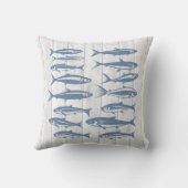 ブルーサルディーンシーライフ海航海のホワイトウッド クッション (裏面)