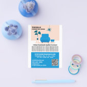 ブルーサロン – 家具店の販売 チラシ (シングル)