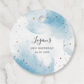 ブルーサンキューザムーンとバック誕生日 フェイバータグ (裏面)