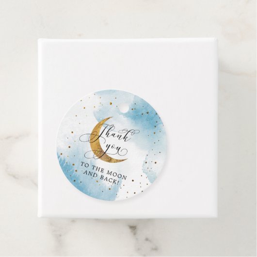 ブルーサンキューザムーンとバック誕生日 フェイバータグ (インサイチュ)