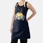 ブルーサンクスギビングカボチャ エプロン (インサイチュ)