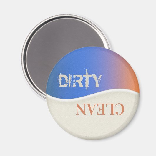 ブルーサンゴアイボリークリーン汚れ食洗機磁石 マグネット (正面/裏面)