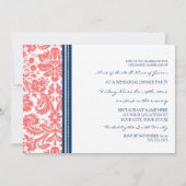 ブルーサンゴダマスクリハーサルディナーパーティー 招待状 (裏面)