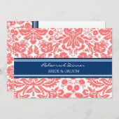 ブルーサンゴダマスクリハーサルディナーパーティー 招待状 (正面/裏面)