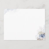 ブルーサンゴ&シーシェルビーチをテーマにしたレシピカード ポストカード (裏面)