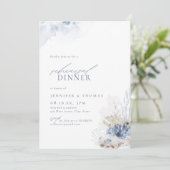 ブルーサンゴ&シーシェルビーチリハーサルディナー 招待状 (スタンド正面)