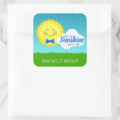 ブルーサンシャインバースデーパーティー スクエアシール (バッグ)