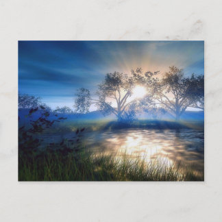 ブルーサンセットはがき ポストカード