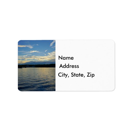 ブルーサンセットオザーク湖 ラベル (正面)