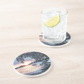 ブルーサンセットオーバーレイクシルボートコースター コースター (側面)