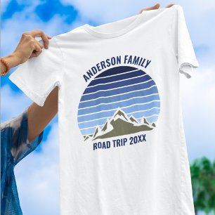 ブルーサンセットマウンカスタムテン懇親会トリップ トライブレンドTシャツ