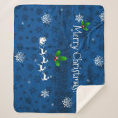 ブルーサンタズスレイアンドトナディアシェルパブランケット シェルパブランケット (正面)