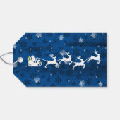 ブルーサンタズスレイアンドトナディギフトラベル ギフトタグ (裏面横)