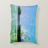 ブルーサンタモニカピア アクセントクッション (裏面(縦))