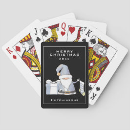 ブルーサンタ格言とストッキング&ギフト トランプ