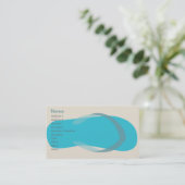 ブルーサンダル-クラシック 名刺 (スタンド正面)