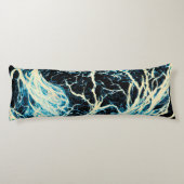 ブルーサンダーストーム稲妻パターン ボディピロー (裏面)