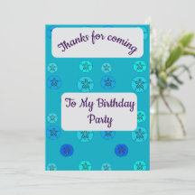 ブルーサンドドルサンキューカード