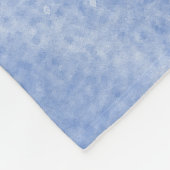 ブルーサンドリプルパーソナライズされたフリースブランケット フリースブランケット (角)