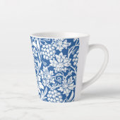 ブルーサンフラワーブドウつる植物モリス カフェラテマグ (右)