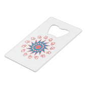 ブルーサン クレジットカード栓抜き (正面アングル)